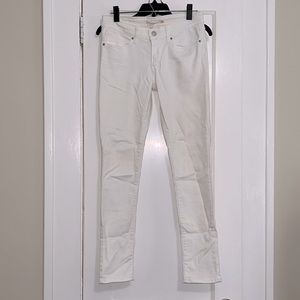 Levis white 711 skinny jeans